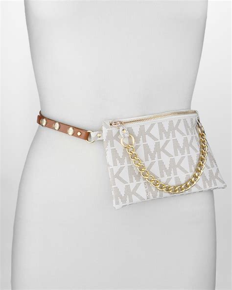 pull chain michael kors belt bag|michael kors belts on sale.